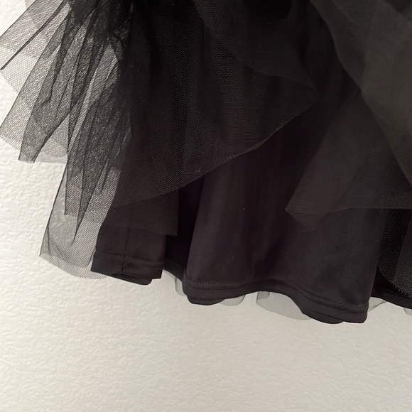 🖤SPIRIT BLACK MESH RUFFLE SKIRT GIRLS SIZE S/M EXCELLENT CONDITION NWOT - Picture 5 of 6